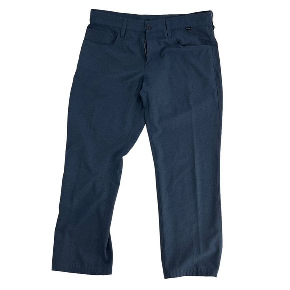 Travis Mathew Pants Mens 34x30 Blue Straight Leg Chino Golf Stretch Performance - Picture 1 of 8